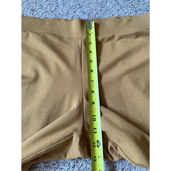 J Jill Purejill Affinity French Terry Slim Leg Pants Gold Corpcore Career - Picture 5 of 7